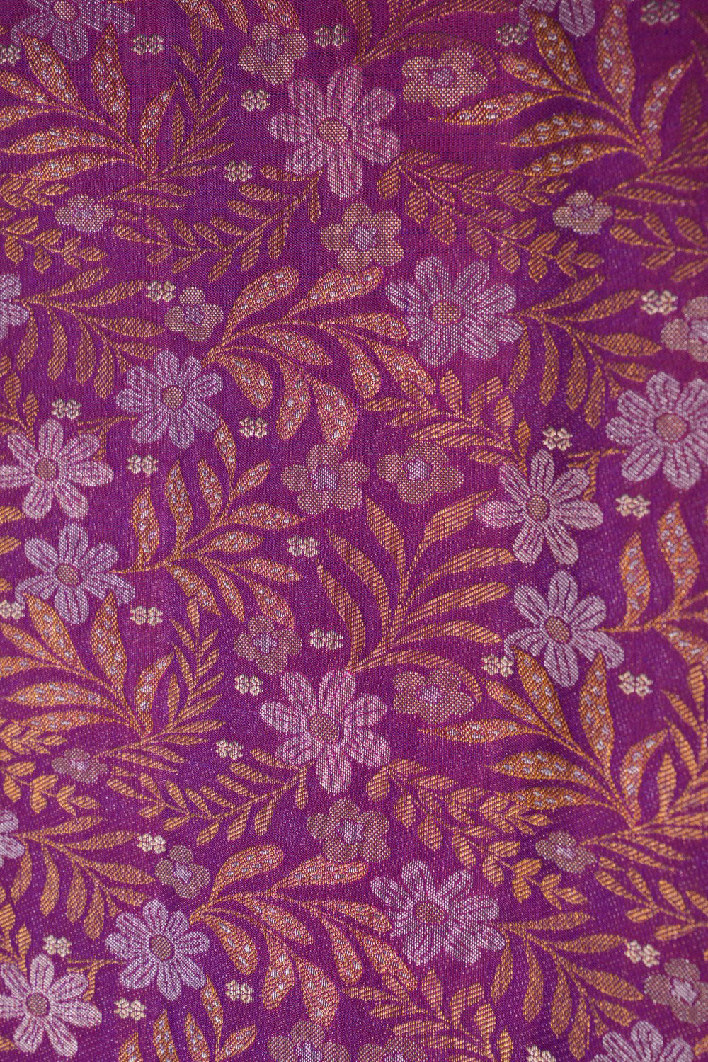 Image of Kanchipuram Silk Regal Purple Saree